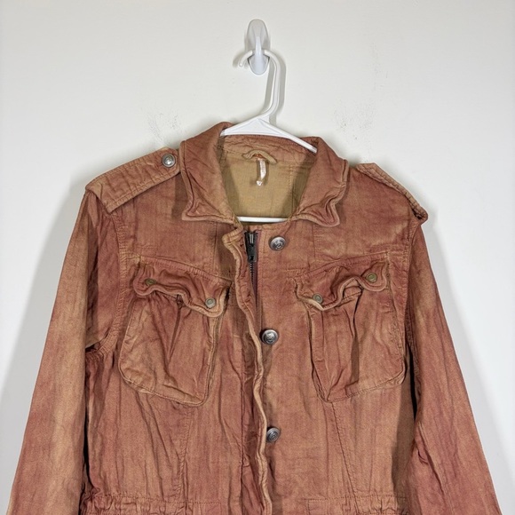 Free People Not Your Brothers Surplus Utility Jacket Size Small - Picture 5 of 11
